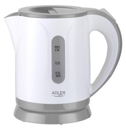 Czajnik elektryczny Adler AD 1371g 0,8 L plastikowy biało-szary Adler