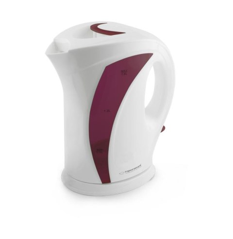 Czajnik elektryczny Esperanza "Iguazu" 1,7L biało/czerwony ESPERANZA Czajnik elektryczny Esperanza "Iguazu" 1,7L biało/czerwony ESPERANZA