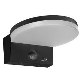 Lampa LED z czujnikiem Maclean MCE344 B, czujnik ruchu PIR, kolor czarny, 15W, IP65, 1560lm, barwa neutralna biała (4000K) Maclean