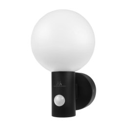 Lampa LED z czujnikiem ruchu Maclean MCE515 B, czujnik ruchu PIR, kolor czarny, 15W, IP65, 1600lm, barwa neutralna biała (4000K) Maclean