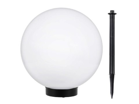 Lampa solarna GreenBlue GB168 wolnostojaca ogrodowa kula 30x30x63 cm, bialy LED Greenblue Lampa solarna GreenBlue GB168 wolnostojaca ogrodowa kula 30x30x63 cm, bialy LED Greenblue