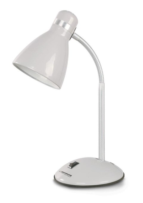 Lampka biurkowa Esperanza E27 ALKES ELD113W biała ESPERANZA Lampka biurkowa Esperanza E27 ALKES ELD113W biała ESPERANZA