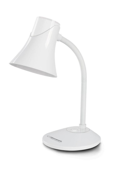 Lampka biurkowa Esperanza E27 POLARIS ELD111W biała ESPERANZA Lampka biurkowa Esperanza E27 POLARIS ELD111W biała ESPERANZA
