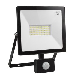 Naświetlacz LED z czujnikiem ruchu Maclean MCE650 WWW slim Warm White 50W, IP44 Maclean