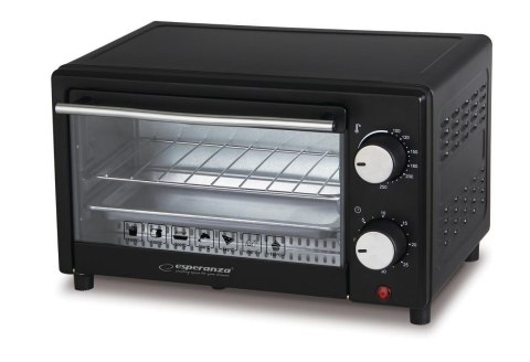 Piekarnik mini Esperanza Calzone EKO007 czarny ESPERANZA Piekarnik mini Esperanza Calzone EKO007 czarny ESPERANZA