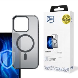 Etui na Apple iPhone 15 Pro - 3mk Frosty MagCase Black 3mk Protection