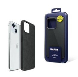 Etui na Apple iPhone 15 z MagSafe- 3mk HARDY MagFabric Case Black 3mk Protection