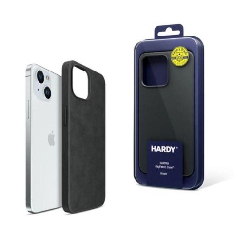 Etui na Apple iPhone 15 z MagSafe- 3mk HARDY MagFabric Case Black 3mk Protection Etui na Apple iPhone 15 z MagSafe- 3mk HARDY MagFabric Case Black 3mk Protection
