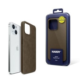 Etui na Apple iPhone 15 z MagSafe- 3mk HARDY MagFabric Case Taupe 3mk Protection