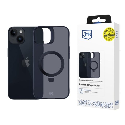 Etui na telefon 3mk Smoke Case Mag&Stand do Apple iPhone 13/14 3mk Protection Etui na telefon 3mk Smoke Case Mag&Stand do Apple iPhone 13/14 3mk Protection