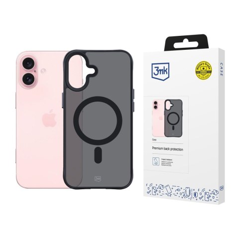 Etui na telefon 3mk Smoke MagCase do Apple iPhone 16 3mk Protection Etui na telefon 3mk Smoke MagCase do Apple iPhone 16 3mk Protection
