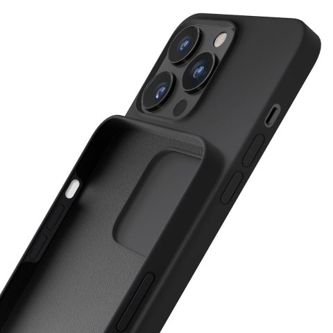 Etui na telefon 3mk do Apple iPhone 15 Pro - silikonowe, czarne 3mk Protection Etui na telefon 3mk do Apple iPhone 15 Pro - silikonowe, czarne 3mk Protection