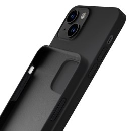 Etui na telefon 3mk do Apple iPhone 15 silikonowe, czarne 3mk Protection