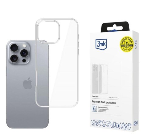Etui na telefon 3mk do Apple iPhone 16 Pro - Clear Case 3mk Protection Etui na telefon 3mk do Apple iPhone 16 Pro - Clear Case 3mk Protection
