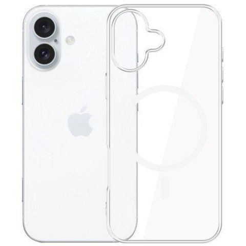 Etui na telefon 3mk do Apple iPhone 16 z Mag Safe - przezroczyste Clear MagCase 3mk Protection Etui na telefon 3mk do Apple iPhone 16 z Mag Safe - przezroczyste Clear MagCase 3mk Protection