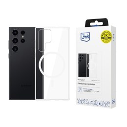 Etui na telefon 3mk do Samsung Galaxy S22 Ultra z Mag Safe - przezroczyste Clear MagCase 3mk Protection