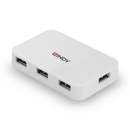 Hub USB 3.0 LINDY 4 Ports Type A to B biały LINDY