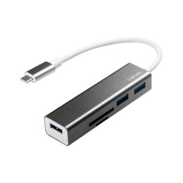 Hub USB-C 3.0 LogiLink UA0305 3 porty USB, z czytnikiem kart LogiLink