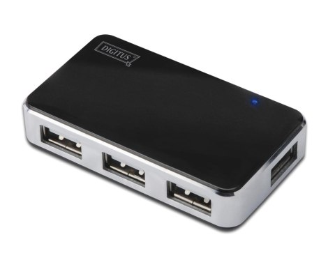 Hub USB DIGITUS DA-70220 4xUSB 2.0 aktywny czarny Digitus Hub USB DIGITUS DA-70220 4xUSB 2.0 aktywny czarny Digitus