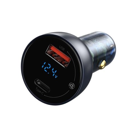 Ładowarka samochodowa Baseus CCKX-C0G 65W z gniazdem USB QC3.0 oraz USB-C PD 3.0 PPS Baseus Ładowarka samochodowa Baseus CCKX-C0G 65W z gniazdem USB QC3.0 oraz USB-C PD 3.0 PPS Baseus
