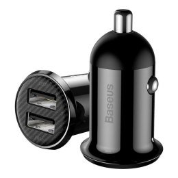 Ładowarka samochodowa Baseus Grain Pro z dwoma gniazdami USB 4.8A Baseus