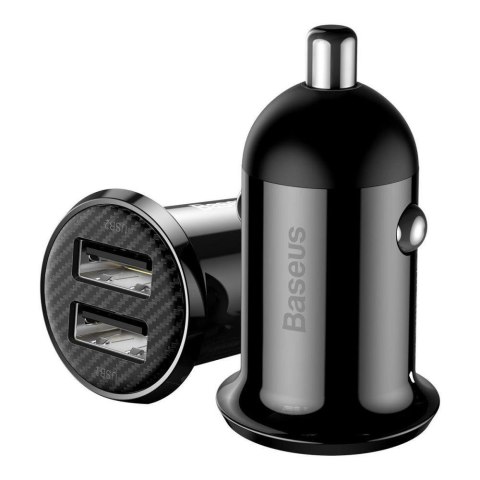 Ładowarka samochodowa Baseus Grain Pro z dwoma gniazdami USB 4.8A Baseus Ładowarka samochodowa Baseus Grain Pro z dwoma gniazdami USB 4.8A Baseus