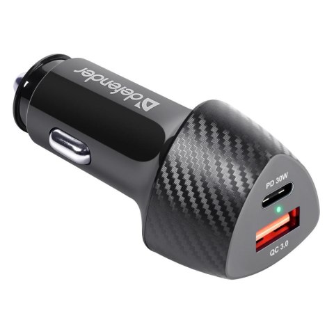 Ładowarka samochodowa Defender UCA-92 USBx1 USB-Cx1 QC, PD power delivery Defender Ładowarka samochodowa Defender UCA-92 USBx1 USB-Cx1 QC, PD power delivery Defender