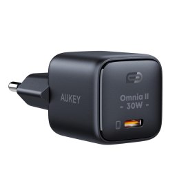 Ładowarka sieciowa Aukey PA-B1L GaN, USB-C, PD 30W Aukey