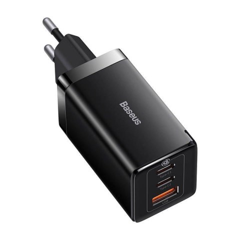 Ładowarka sieciowa Baseus GaN5 Pro CCGP120201 65W szybka z 2 gniazdami USB-C PD oraz USB Baseus Ładowarka sieciowa Baseus GaN5 Pro CCGP120201 65W szybka z 2 gniazdami USB-C PD oraz USB Baseus
