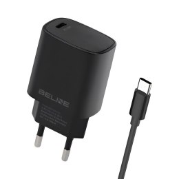 Ładowarka sieciowa Beline 20W 1xUSB-C PD 3.0+kabel USB-C - czarna Beline