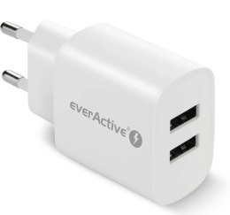 Ładowarka sieciowa everActive SC-220 2x USB 2,4A 12W Everactive