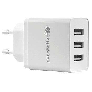 Ładowarka sieciowa everActive SC-300 3xUSB 3,4A Everactive