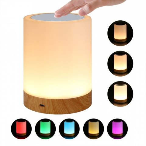 Lampka Techly bezprzewodowa RGB dotykowa Techly Lampka Techly bezprzewodowa RGB dotykowa Techly