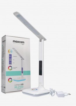 Lampka biurkowa MaxCom ML2100 Aurora, biała MAXCOM