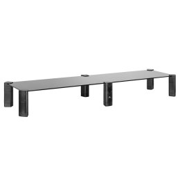 Podstawka na dwa monitory Maclean MC-936 podwójna max. 20kg, hartowane szkło, (1029x285x127mm) Maclean
