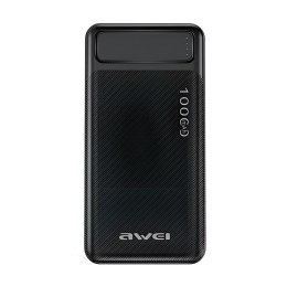 Powerbank Awei P5K 10000mAh 2xUSB 2,1A czarny AWEI