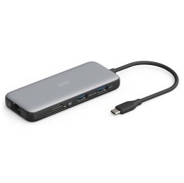 Stacja dokująca DIGITUS USB Typ C 8-portów 2x HDMI 4K/60Hz PD 3.0 Digitus