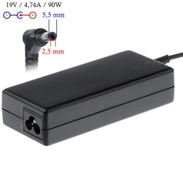Zasilacz sieciowy Akyga AK-ND-10 do notebooka 19V/4,74A 90W 5.5x2.5 mm AKYGA