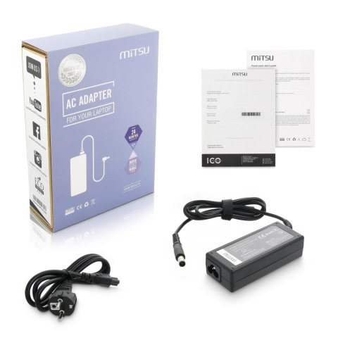 Zasilacz sieciowy Mitsu 19.5V 3.34A (7.4x5.0 pin) do notebooka Dell Mitsu Zasilacz sieciowy Mitsu 19.5V 3.34A (7.4x5.0 pin) do notebooka Dell Mitsu