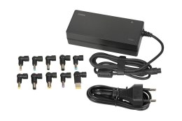 Zasilacz sieciowy uniwersalny iBOX IUZ120WA do notebooka moc 120W, automatyczny, 10 wtyczek, aktywne PFC IBOX