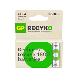 Akumulatorki AA/R6 GP ReCyko Ni-MH 2600mAh - 4 sztuki GP
