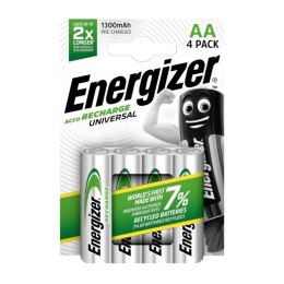 Akumulatorki Energizer R6/AA Ni-MH 1300mAh Universal - 4 sztuki (blister) Energizer