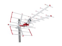 Antena TV DVB-T/T2 H.265 HEVC Maclean MCTV-855A zewnętrzna Combo UHF VHF aktywna max 100dBµV, filtr LTE Maclean