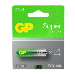 Bateria alkaliczna AA / LR6 GP Super Alkaline G-TECH - 4 sztuki GP