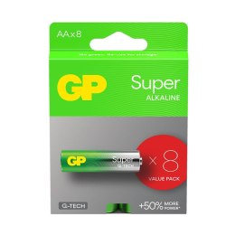 Bateria alkaliczna AA / LR6 GP Super Alkaline G-TECH - 8 sztuk GP