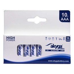 Bateria alkaliczna Akyga AKY19AAA LR03 Zn-MnO2, 1.5V/1300mAh 10szt/kartonik AKYGA