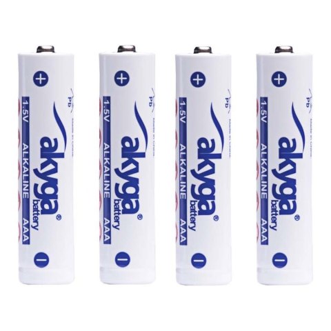 Bateria alkaliczna Akyga AKY2057 AAA LR03 Zn-MnO2, 1.5V/1300mAh 4szt/folia AKYGA Bateria alkaliczna Akyga AKY2057 AAA LR03 Zn-MnO2, 1.5V/1300mAh 4szt/folia AKYGA