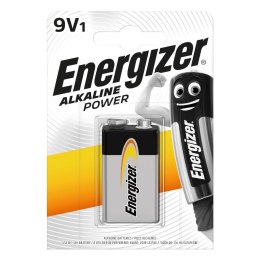 Bateria alkaliczna Energizer Alkaline Power 6LR61 9V (R9*) - 1 sztuka (blister) Energizer