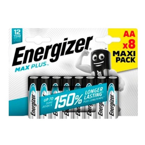 Bateria alkaliczna Energizer MAX Plus AA / LR6 (blister) - 8 sztuk Energizer Bateria alkaliczna Energizer MAX Plus AA / LR6 (blister) - 8 sztuk Energizer