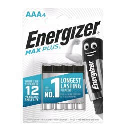 Bateria alkaliczna Energizer MAX Plus AAA / LR03 - 4 sztuki (blister) Energizer